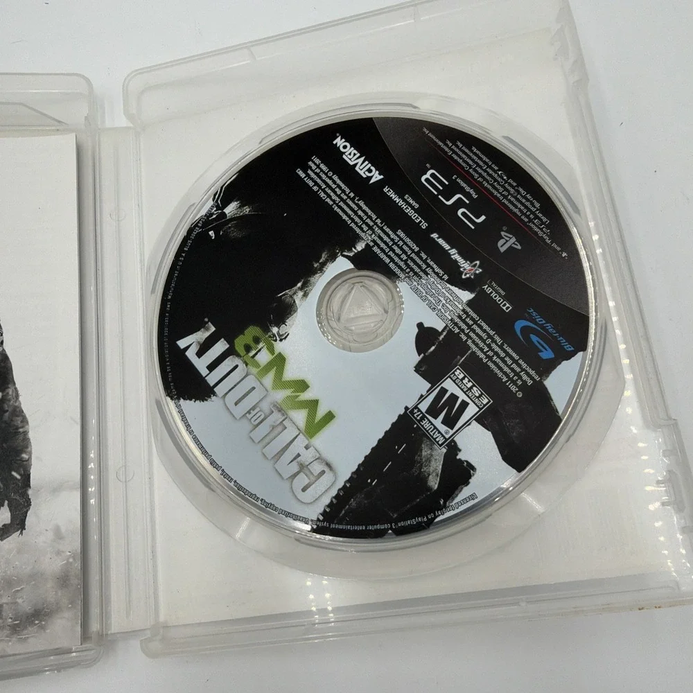 Sony PlayStation 3 PS3 Call of Duty MW3, Adv Warfare, Black Ops2 Bundle Lot-game
